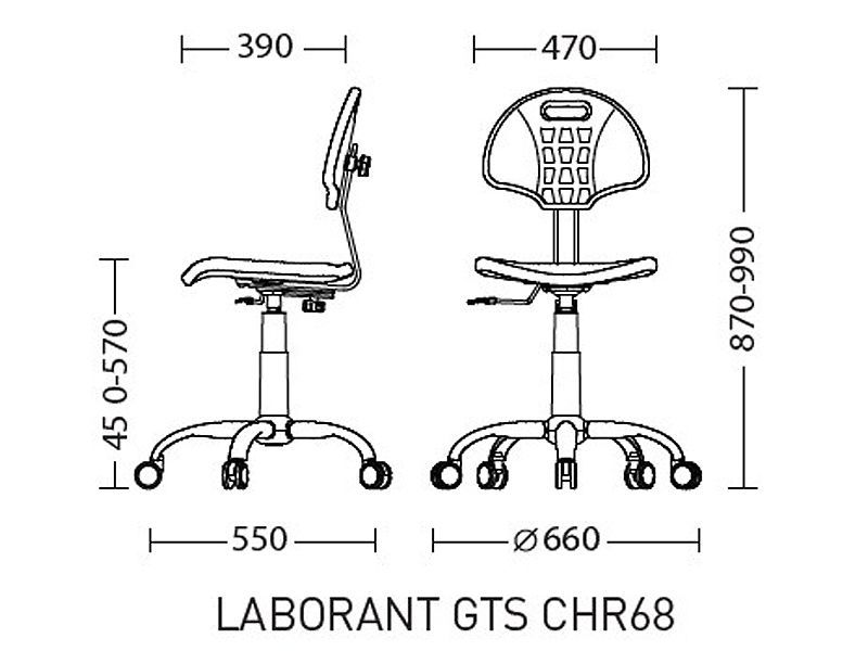 Кресло LABORANT GTS CHR68 5810152 фото