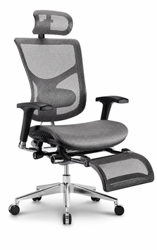 Кресло STAR 2 with footrest black 6822202203 фото
