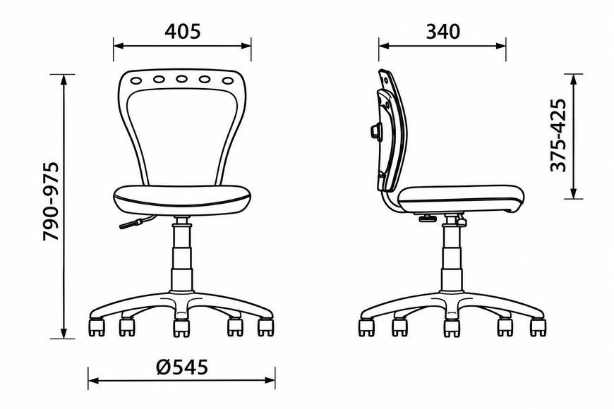 Scaun MINISTYLE GTS WHITE P AB-31 5804811 фото