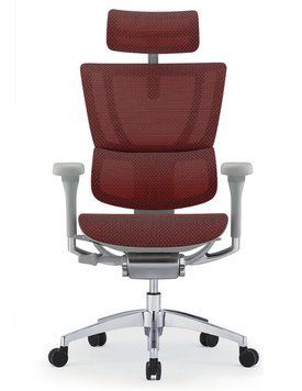Кресло MIRUS-IOO 2 grey/red 674220711 фото