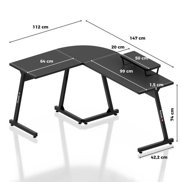 Gaming Desk HERO 6.0 BLACK 6813284 фото