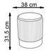 Пуф MONTY 2 puf, popielaty 6528750 фото 3