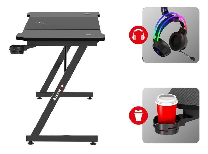 Gaming Desk HERO 4.8 BLACK + mousepad 64676076434 фото